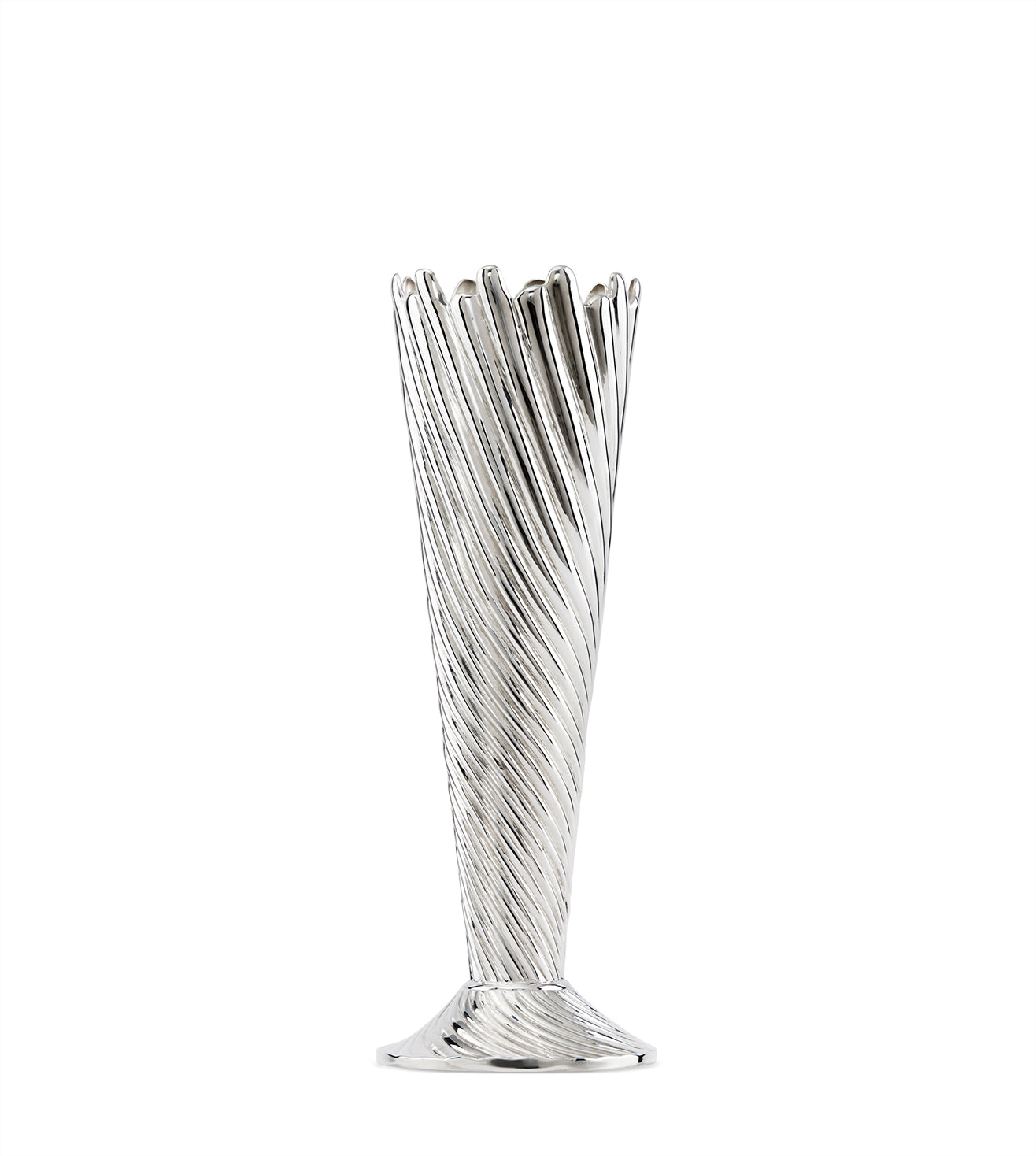Conical Swirl Vase