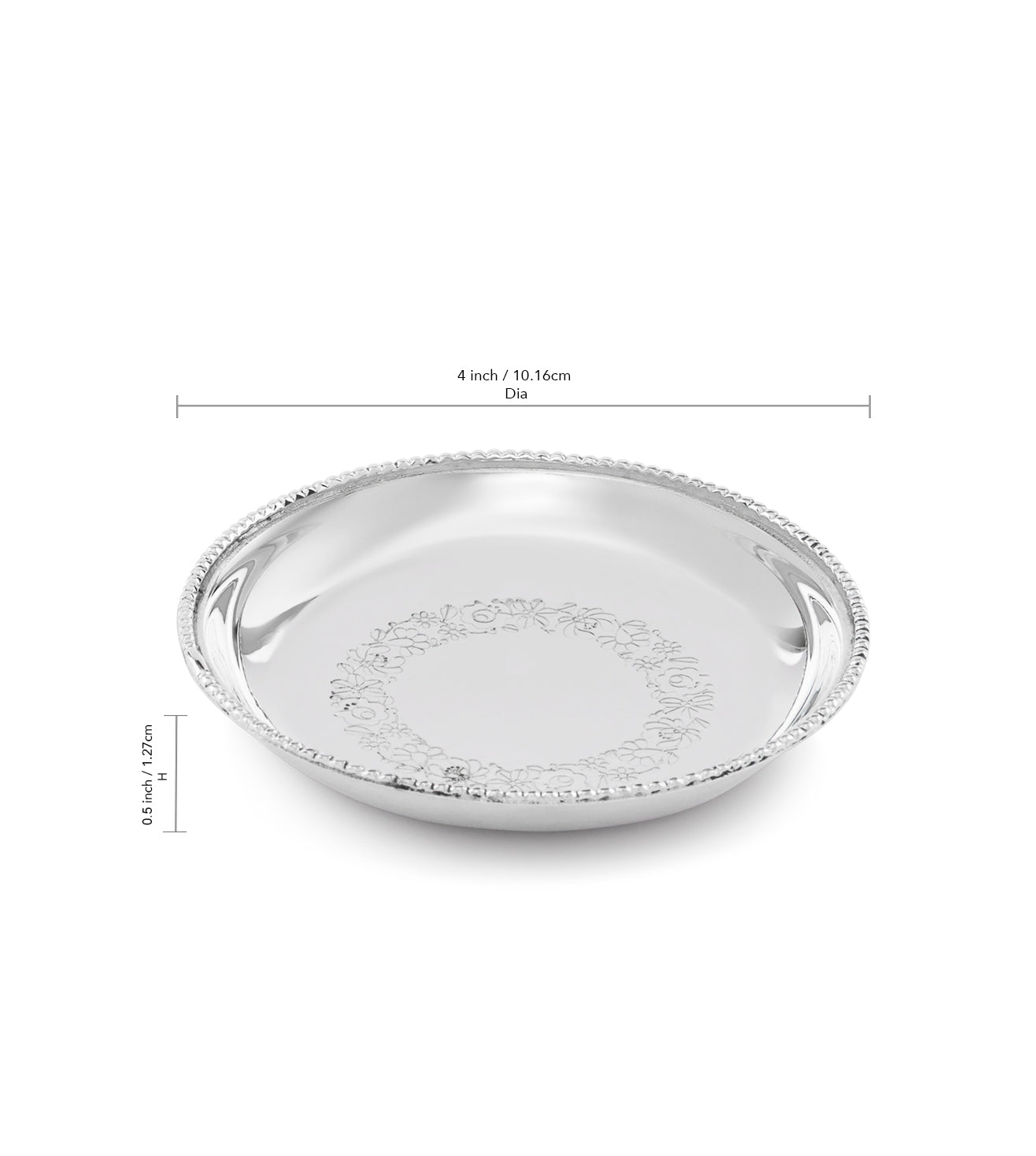 Flora Etched Coaster - Set of 2