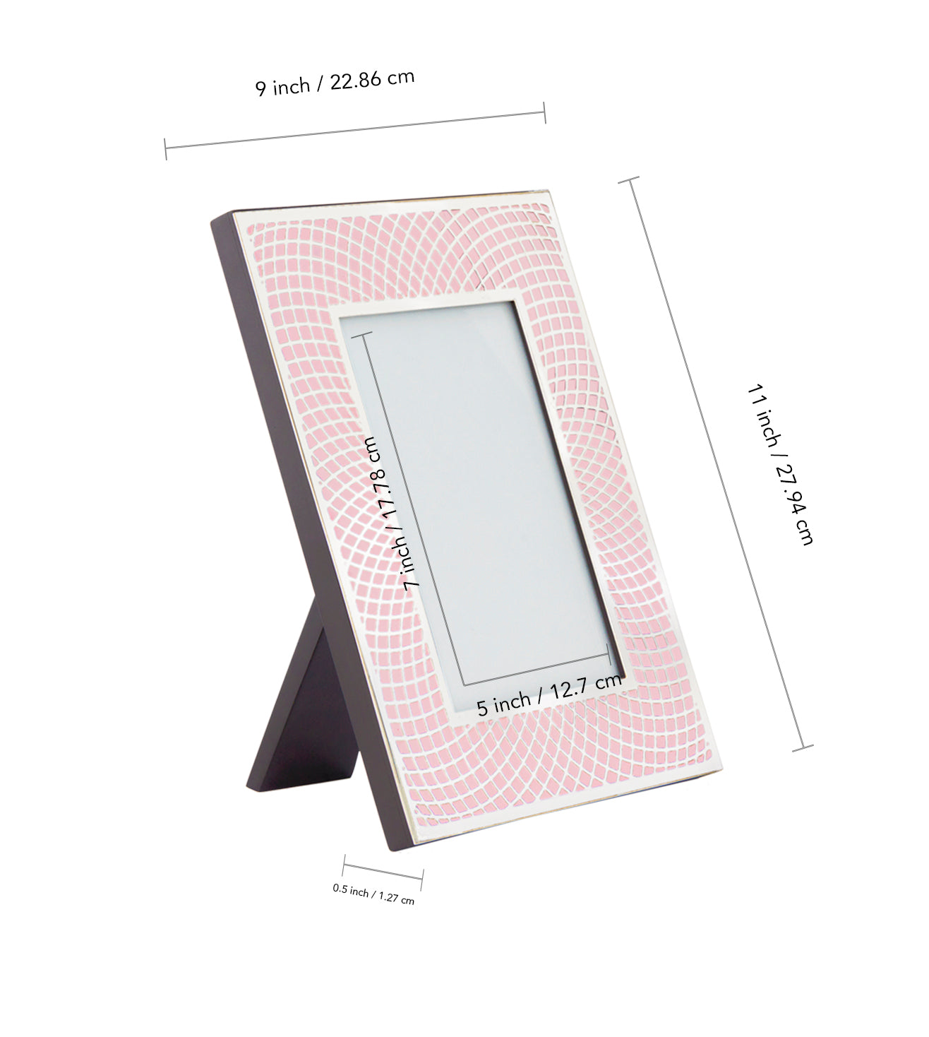 Lattice Rose Photo Frame