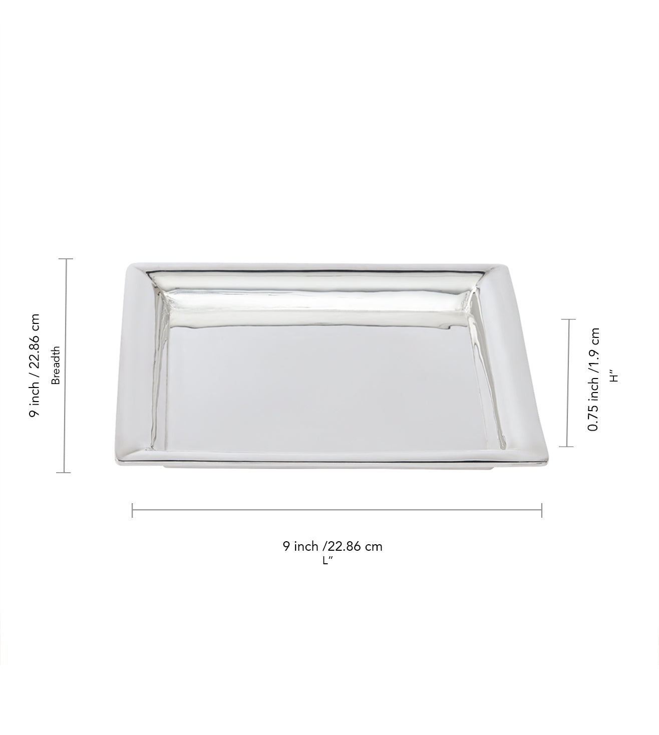 Art Deco Square Platter