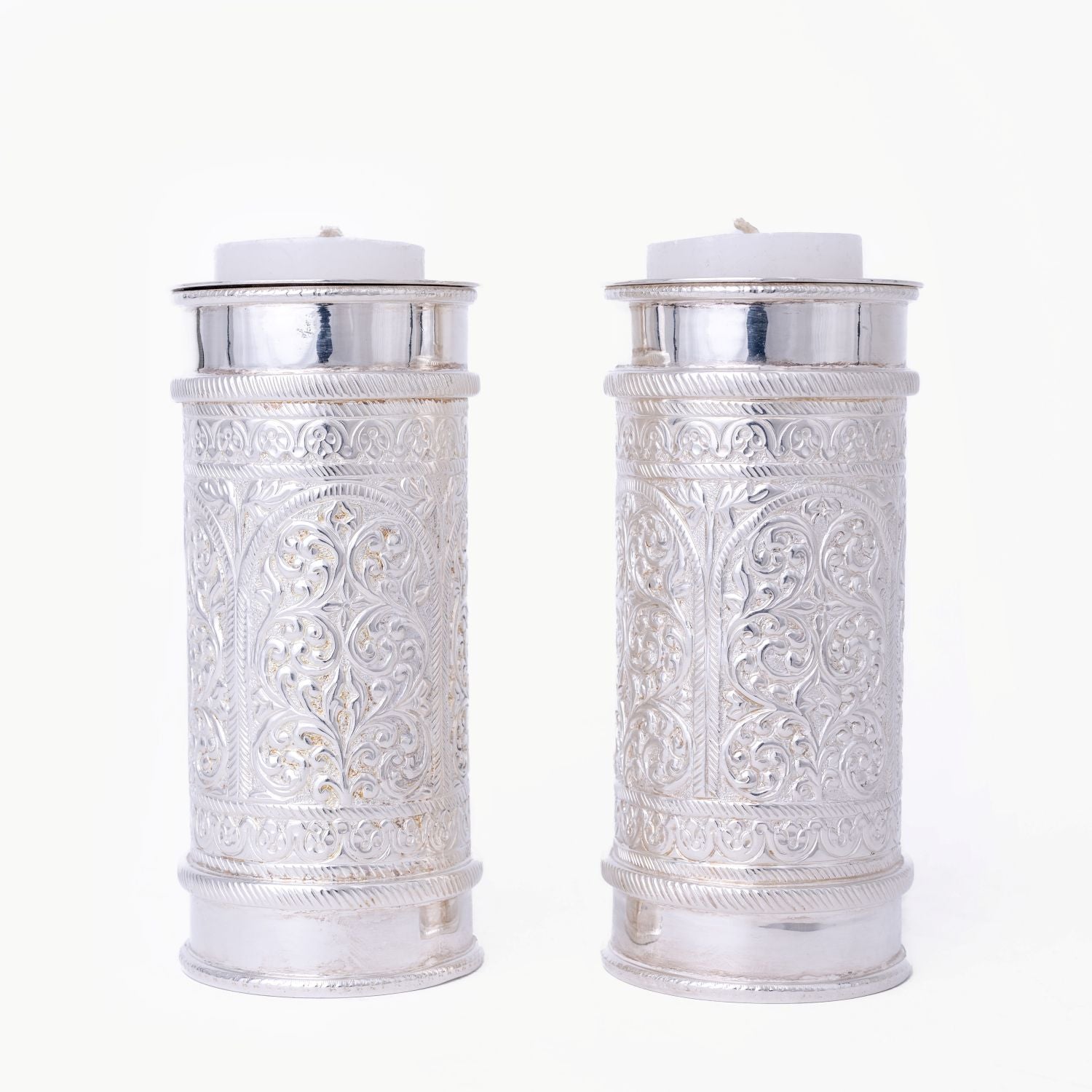 Tree Of Life Candle Holders (Set of 2)