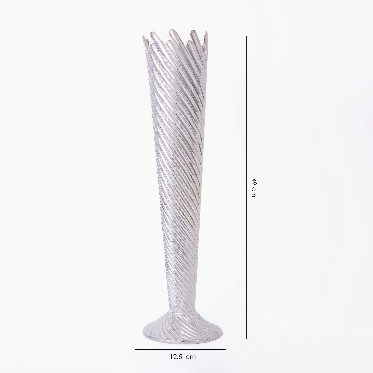 Conical Swirl Vase - Large