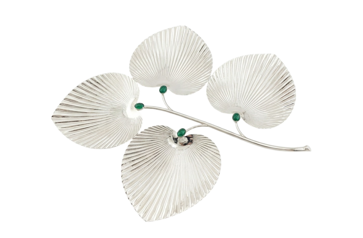 Royal Emerald Leaf Platter