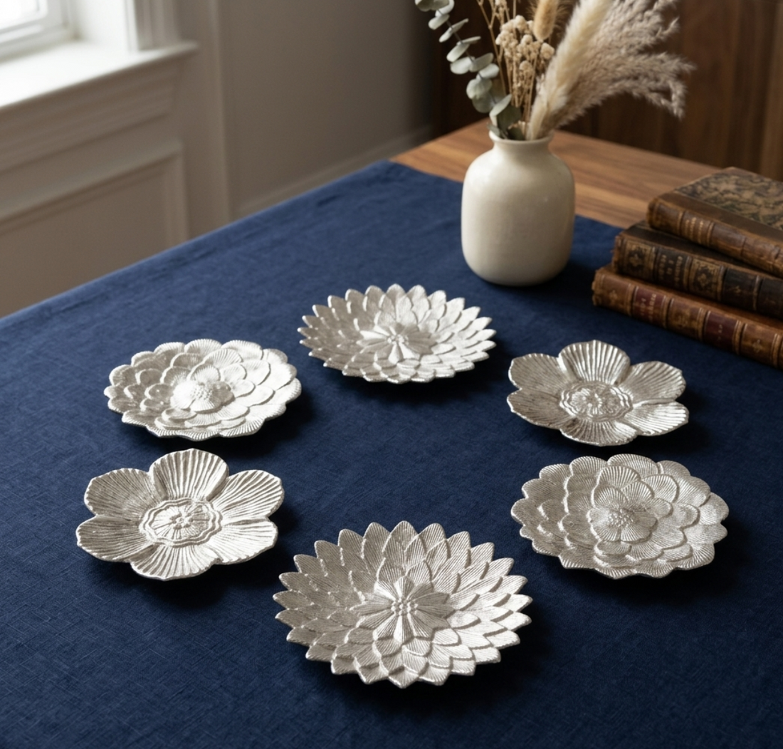 Flora Tapas Plate - Mix  (set of 6)