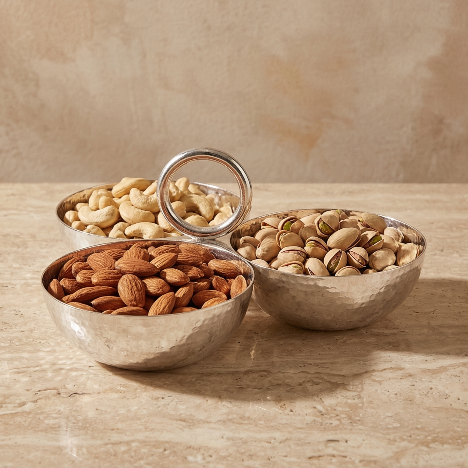 Trio Nut Bowl - Hammer (Small)