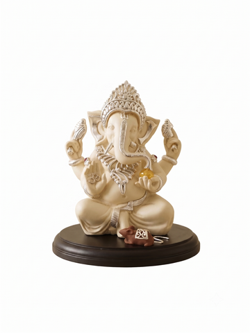 Ivory Ganesha Idol