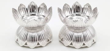 Small Lotus Candle Holder - Set of 2