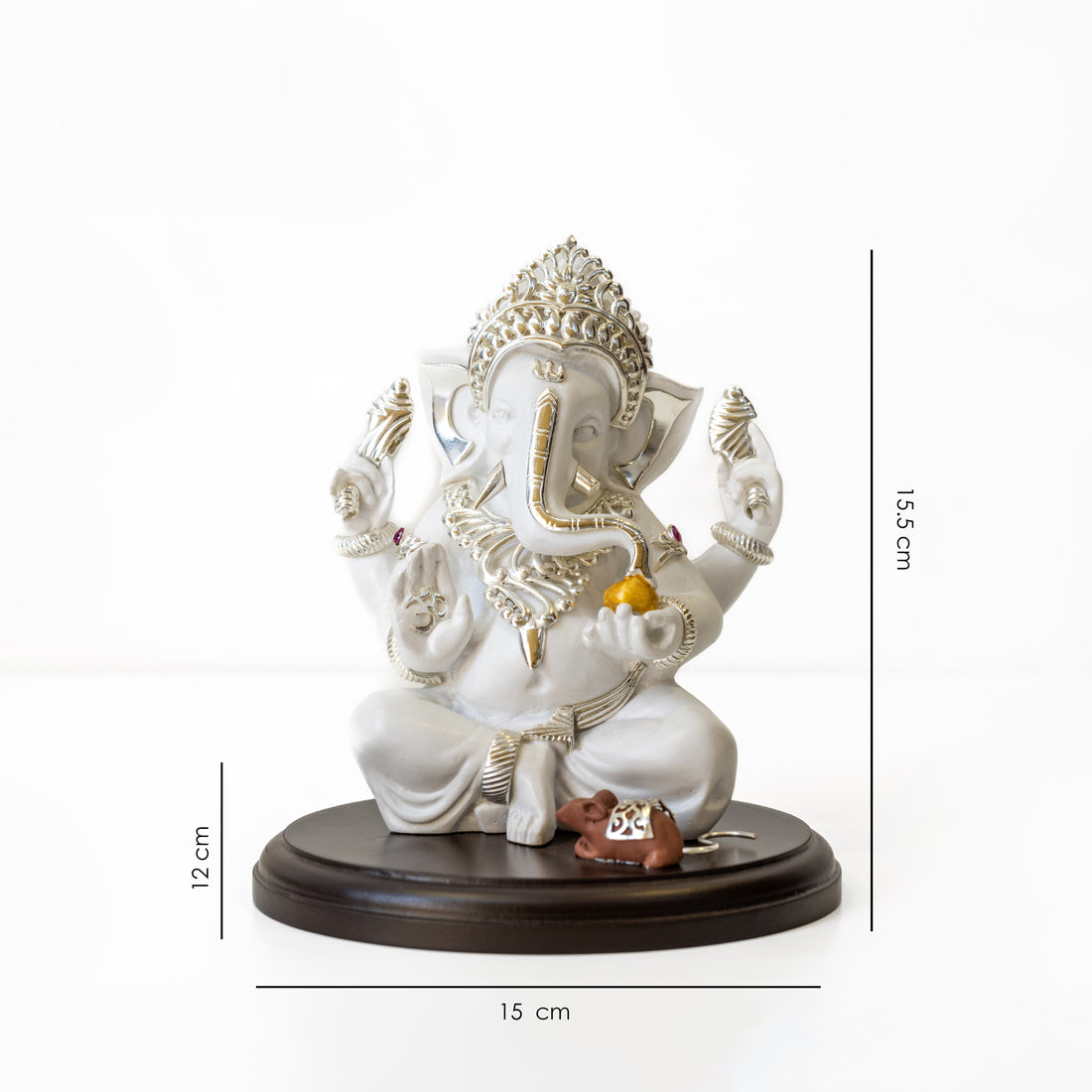 White Ganesha Idol