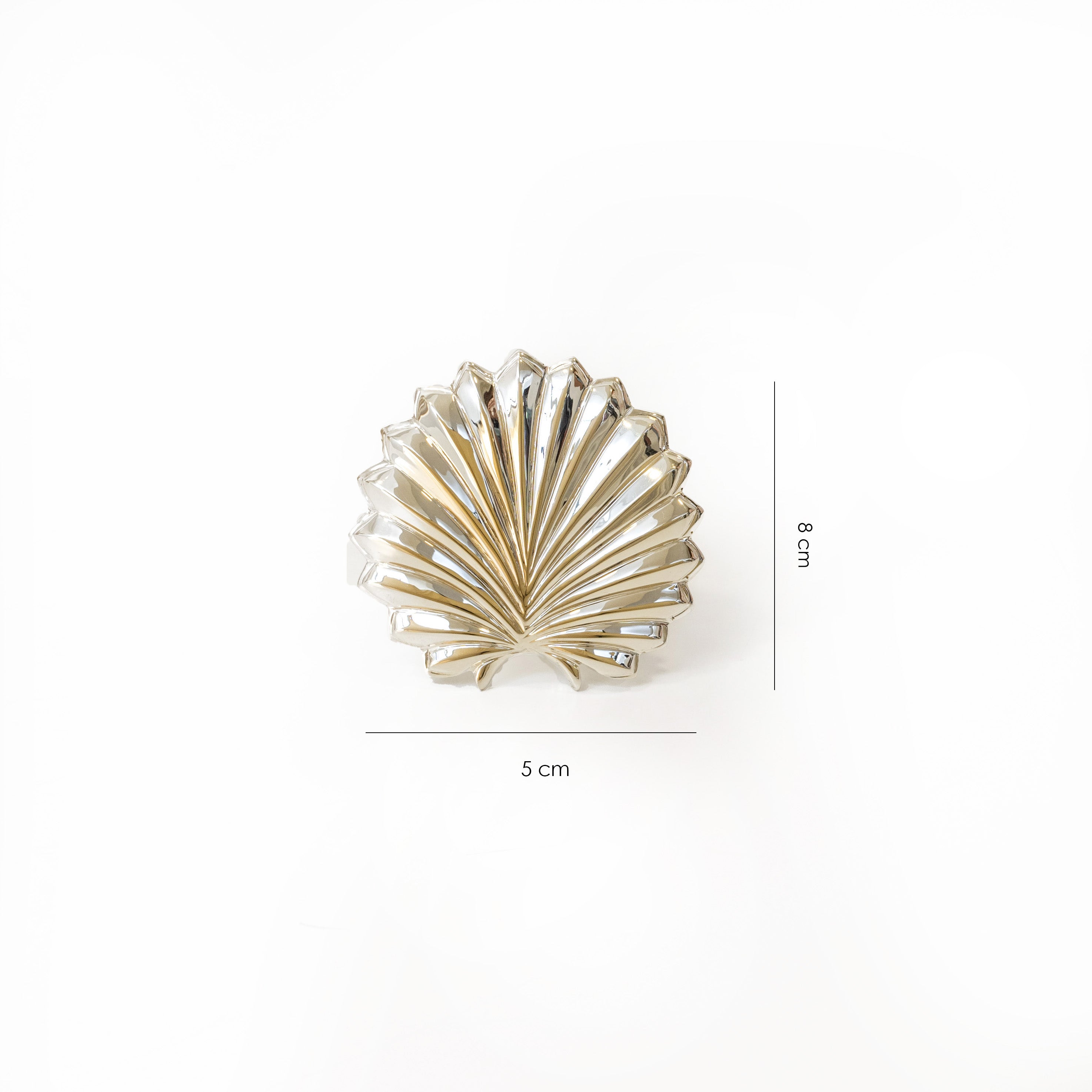Fluted Modern Napkin Ring (Set of 6)