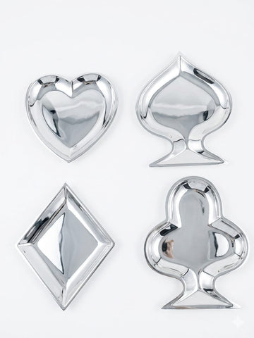 Cards Tapas Plates (Set of 4)