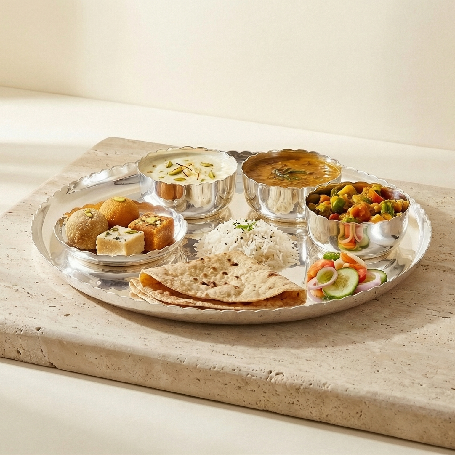 Marigold Thali Set