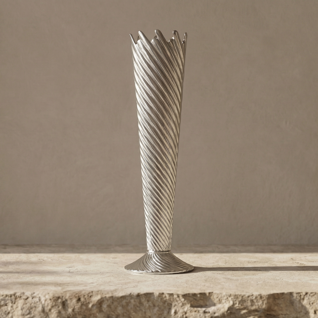 Conical Swirl Vase - Large