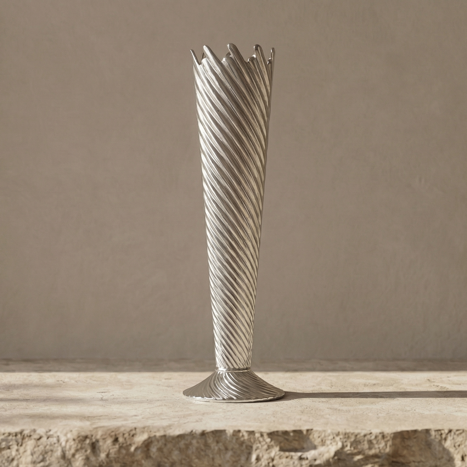 Conical Swirl Vase - Large