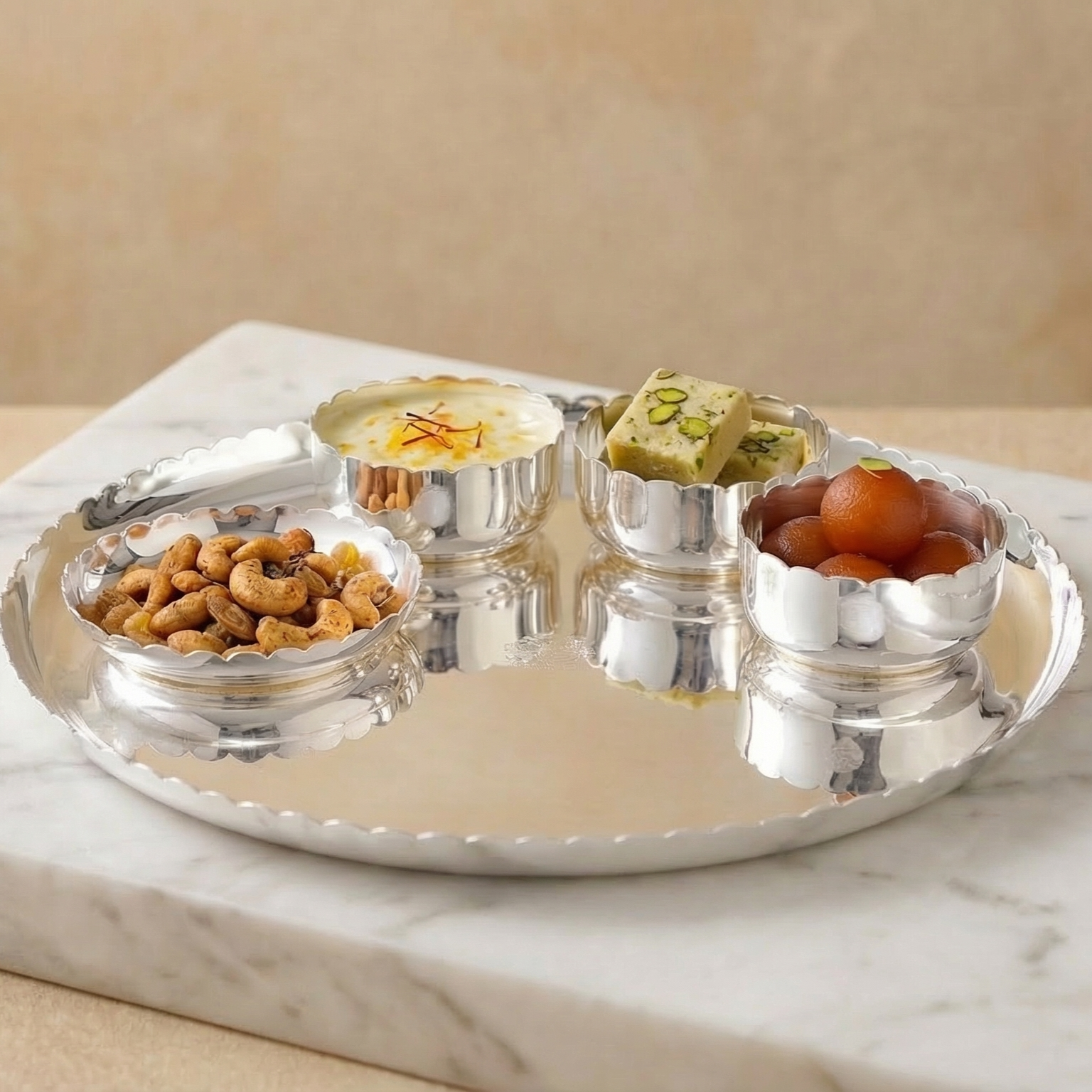 Marigold Thali Set